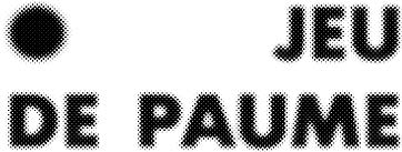 Logo Jeu de Paume avec effet scan