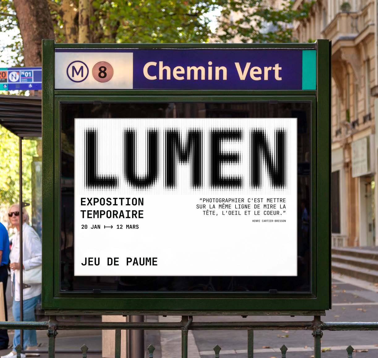 Mockup métro Chemin Vert